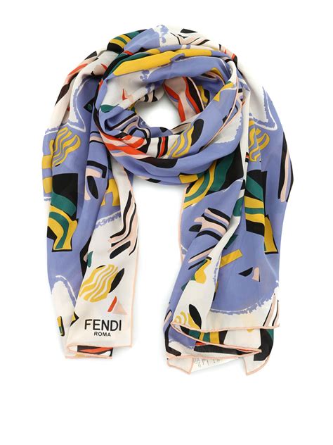 fake fendi silk scarf|fendi signature scarf.